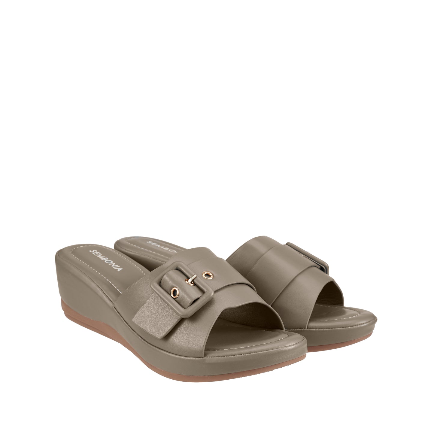 SEMBONIA Women Materials of Synthetic Leather Wedges -06316W-30081