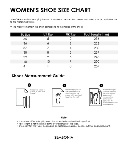 SEMBONIA Women Recycled Materials of Synthetic Leather Court -06316S-60172S