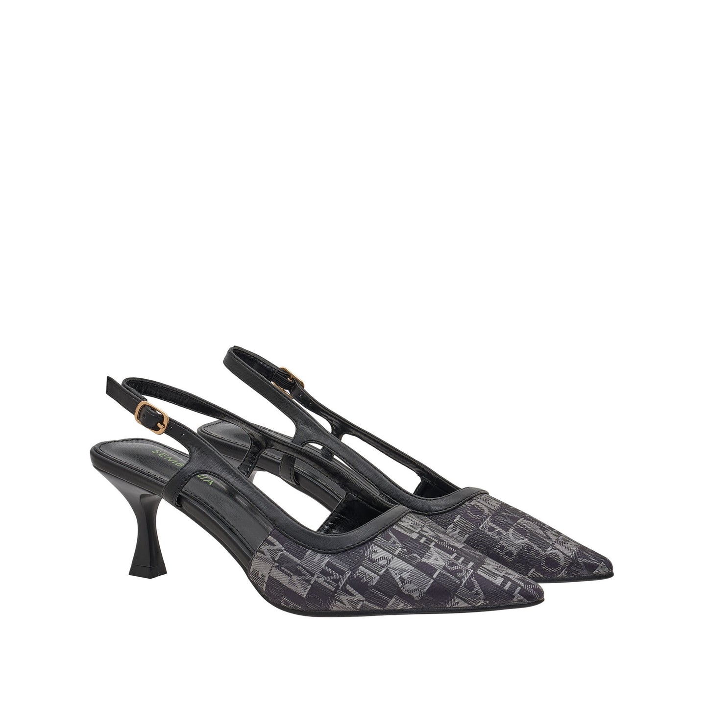 SEMBONIA WOMEN Synthetic Leather + Monogram MULE - 06316-90085