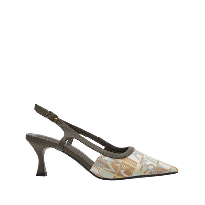 SEMBONIA WOMEN Synthetic Leather + Monogram MULE - 06316-90085