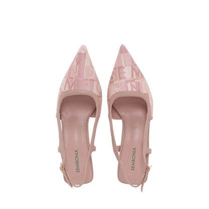 SEMBONIA WOMEN Synthetic Leather + Monogram MULE - 06316-90085